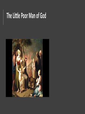cover image of The Little Poor Man of God